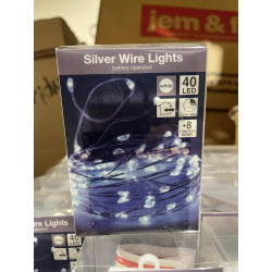 Silver Wire LED lys kæde...